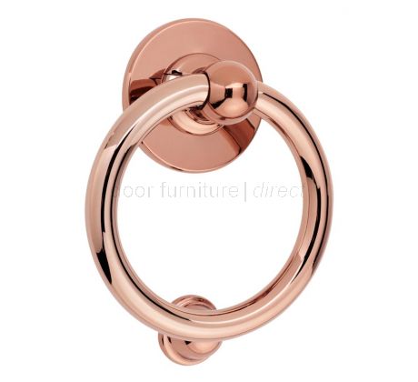 Fab and Fix Heritage Bull Ring Knocker Hardex Rose