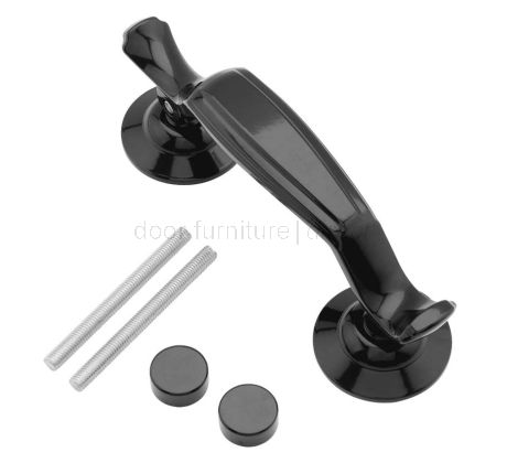 Fab and Fix Doctor Knocker Bolt Fix Smooth Black