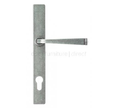 Fab and Fix Noble Hardex Pewter Door Handles 92mm Centres