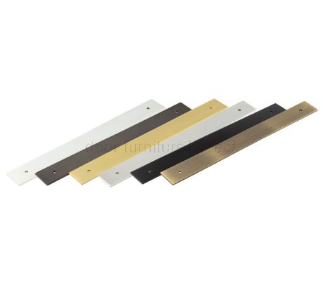 Hoxton Fanshaw Cabinet Handle Plain Backplate 268x30mm