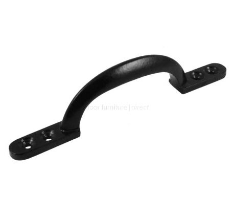 Black Japanned Cast Iron Hotbed Handle 150mm (6in)