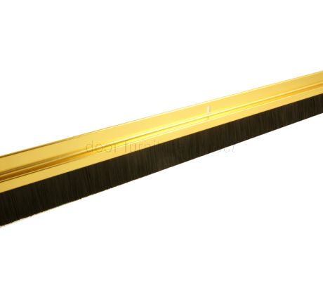 Gold Aluminium Brush Threshold 914mm