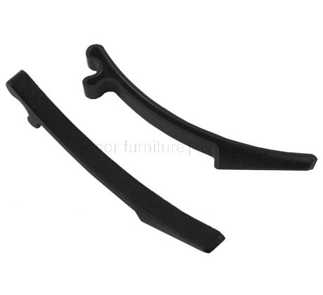 Black End Caps for 63mm Stormguard Rain Deflector