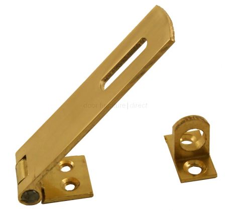 Brass Safety Hasp and Staple 58mm