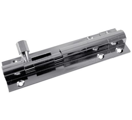 Polished Chrome Sliding Door Bolt Straight