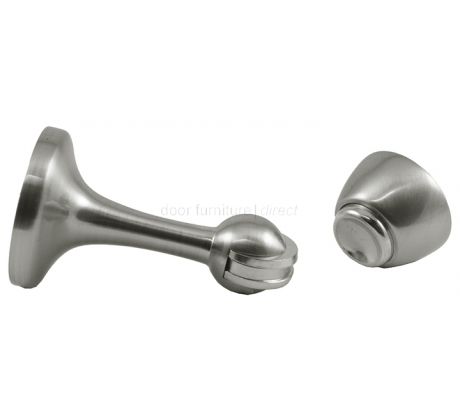 Satin Chrome Magnetic Door Holder