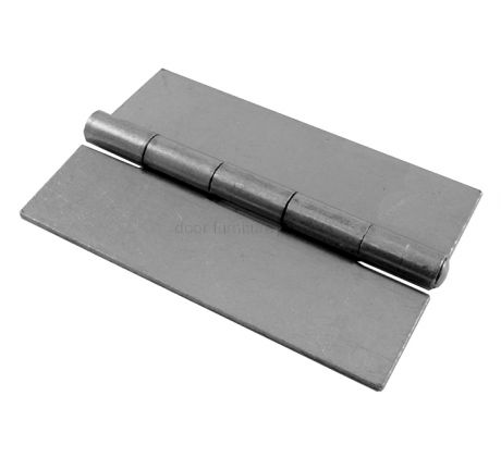 Steel Butt Hinge Self Colour No Holes In Pairs