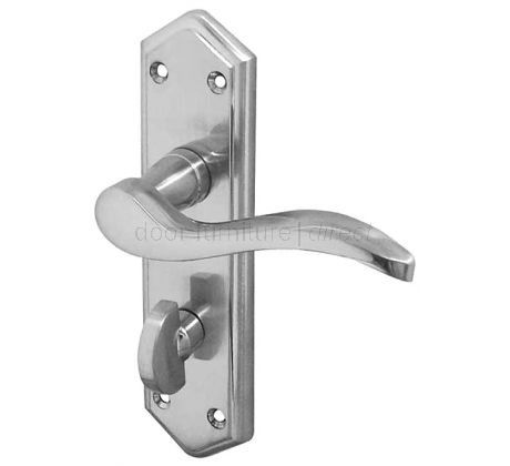 Paris Satin Chrome Bathroom Handles 168x47mm