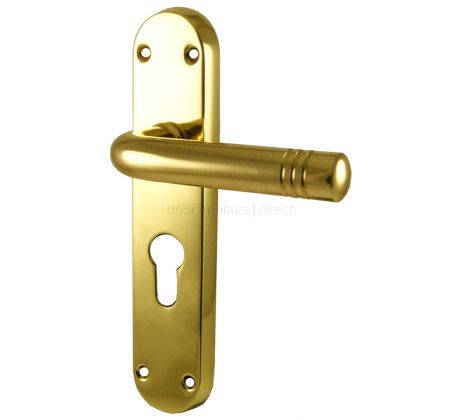 Porto Polished Brass EURO PROFILE Handles 183x40mm