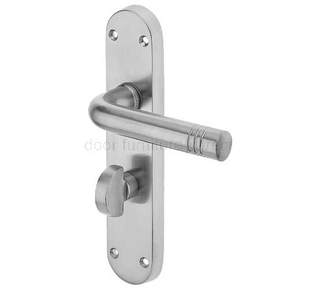 Porto Satin Chrome Bathroom Handles 183x40mm