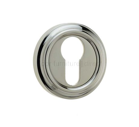 Polished Nickel Parisian Euro Escutcheon 53mm