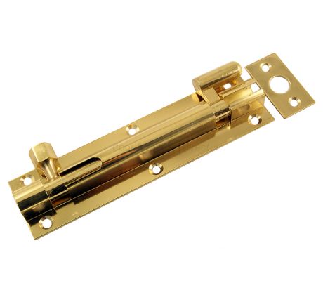 Heavy Brass Barrel Bolt Necked 152x38mm