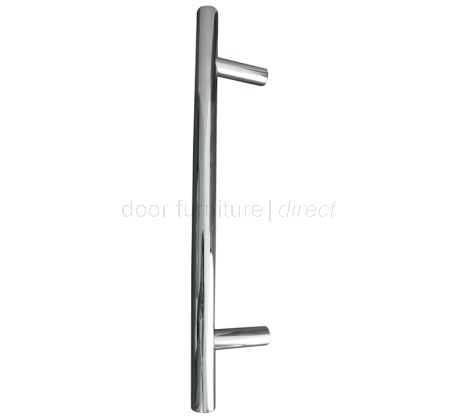 Polished Stainless Steel 12mm T Bar Cabinet Handle
