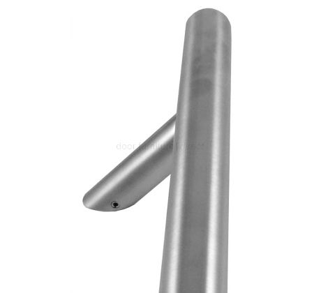 Satin Stainless Steel Cranked Door Pull Handle Grade 304