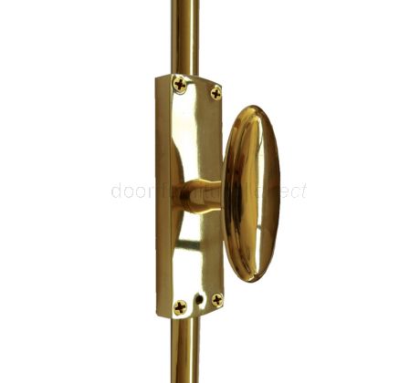 Brass Knob Operated Espagnolette Bolt