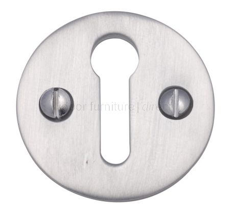 Satin Chrome Plain Escutcheon 32mm