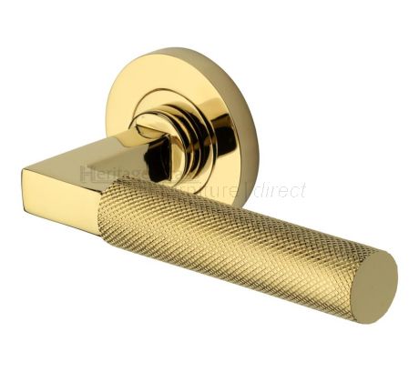 Heritage RS2260-PB Polished Brass Signac Door Handles