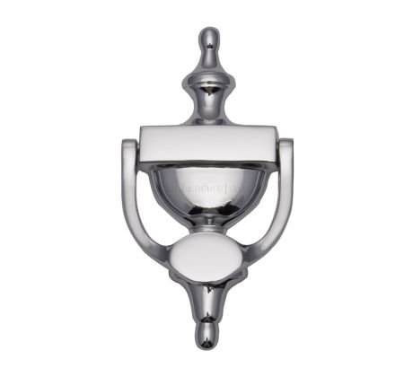 Polished Chrome Urn Front Door Knocker 6in (152mm)
