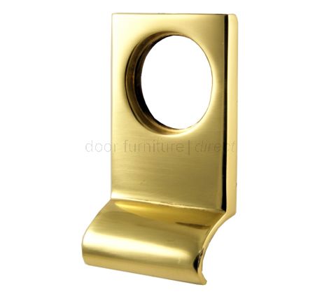 Polished Brass Square Edge Cylinder Door Pull