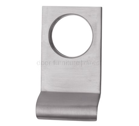 Satin Chrome Square Edge Cylinder Door Pull