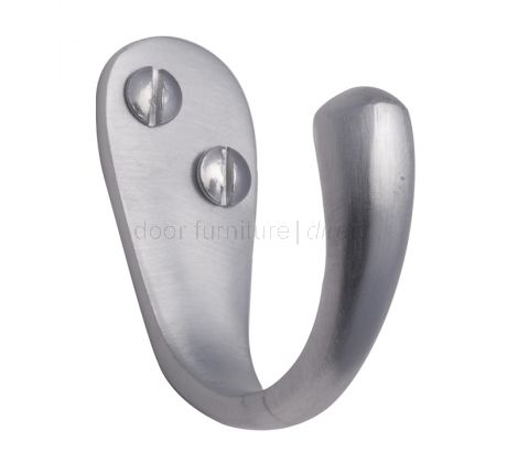 Satin Chrome Robe or Coat Hook