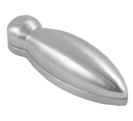 Satin Chrome Oval Door Key Hole Escutcheon