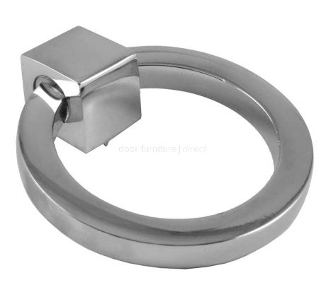 Heritage Polished Chrome Round Cabinet Pull 50mm