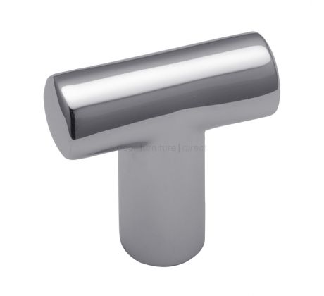 Heritage C2234 Polished Chrome T Cabinet Pull 35mm