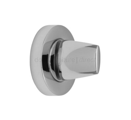 Polished Chrome Contemporary Thumb Turn and Emergency Release 53mm