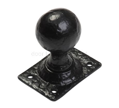 Black Antique Ball Mortice Door Knobs 1069