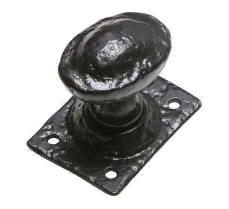 Black Antique Mortice Door Knobs 1089
