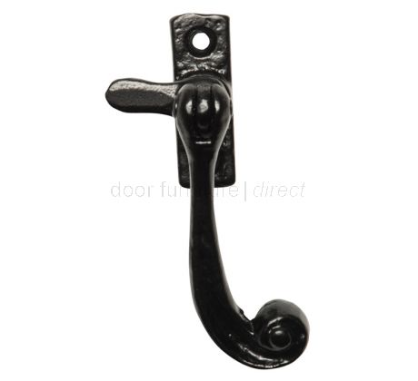 Black Antique Casement Fastener Hook Plate 1121HP