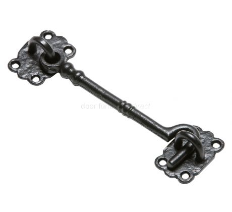 Black Antique Cabin Hook 101-152mm 1127