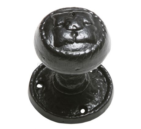 Black Antique Mortice Door Knobs 50mm 1206