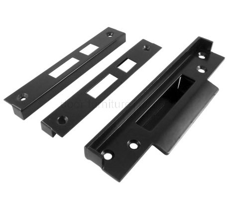 Kirkpatrick Smooth Black Sashlock Rebate Set 13mm 7004