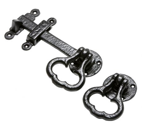 Black Antique Gate Latch 197mm 1246