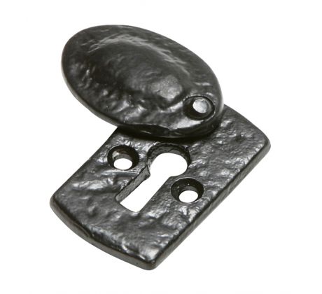 Black Antique Covered Escutcheon 1490