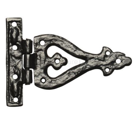 Black Antique Coronet Hinges 133x94mm 1510 In Pairs