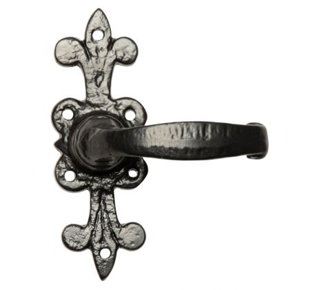Black Antique Lever Latch Door Handles 2433