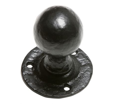 Black Antique Ball Mortice Door Knobs 44mm 3067