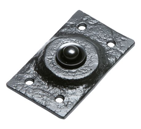 Black Antique Bell Push 77x44mm 4748