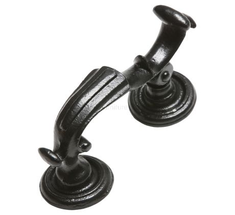 Smooth Black Iron Door Knocker 1005