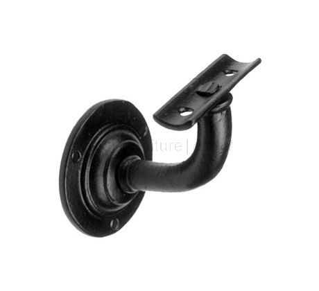 Black Iron Handrail Bracket Extra Strong 3499