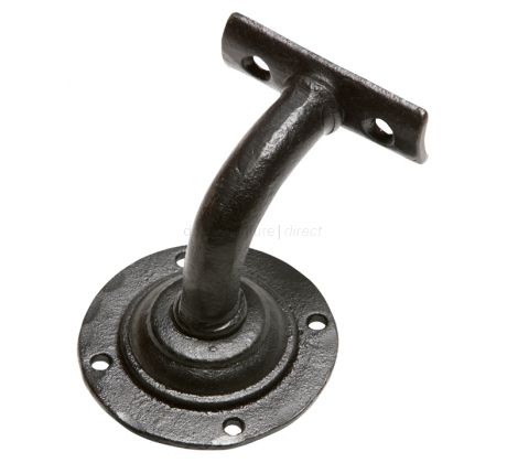 Black Iron Handrail Bracket Extra Strong 3499