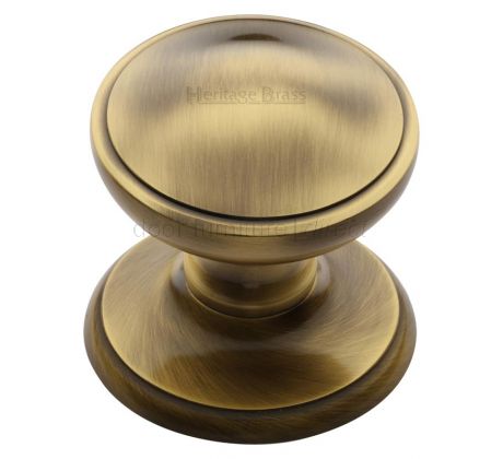 Heritage V900 Antique Brass Centre Door Knob 3in