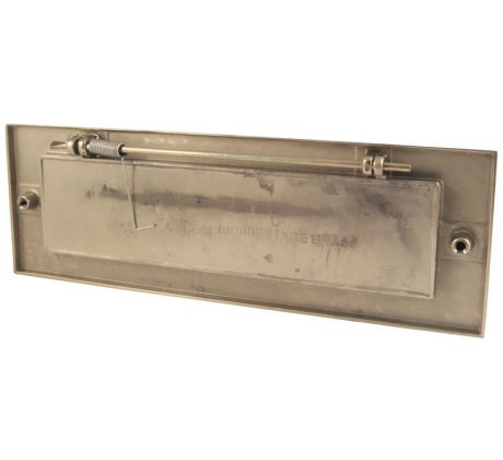 Satin Nickel Victorian Style Letter Plate