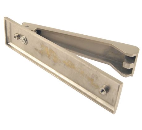 Heritage Satin Nickel Contemporary Door Knocker 165x40mm