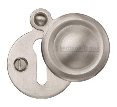 Satin Nickel Covered Escutcheon 33mm