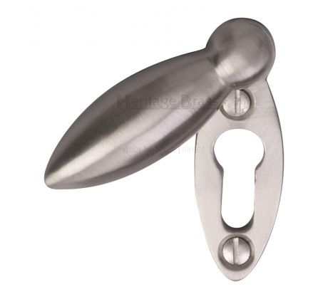 Heritage V1022 Satin Nickel Covered Oval Escutcheon