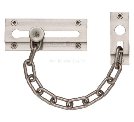 Heritage V1070 Satin Nickel Door Chain 90mm